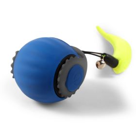 Pet With Gravity Sudden Ball Cat Toy Ball Automatic Funny Cat (Option: Blue Upgraded Gun Grip)